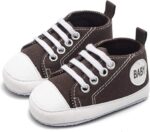 TDEOK 9 old baby winter shoes for babies aged 3 months, coffee, 0-3 Months - Image 2