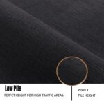 Ceneco Pink Rugs for Bedrooms,Short Pile Rugs Lving Room,Non Slip Washable Bedside Rug, Soft Low Pile Rug for Kids Room,Indoor Office Mat,Lounge Soft Carpet (Pink, 120x160cm) - Image 2