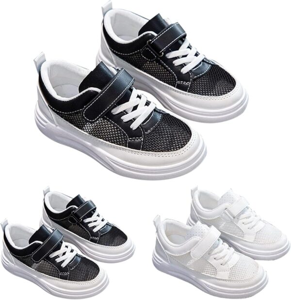 Kids Slip On Walking Shoes for Boys Girls Mesh Hollow Lightweight Breathable Wide Toe Sneakers Athletic Shoes Shoes Baby Girl 18 24 Months Toddler Tennis Shoes Size 11 Boy - Image 4