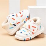 Size 9 Trainers Baby Sneakers Boys and Girls Autumn and Winter Print Soft Bottom Toddler Shoes Non Slip Soft Bottom Cloth Shoes Childrens Walking Boots - Image 2