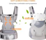 SONARIN 3-in-1 Breathable Baby Carrier,Multi-Function Lightweight Baby Wrap Carrier Ergonomic Child Carrier Backpack,Front and Back Carry for Newborn and Toddler 3-48 Months(Green) - Image 3