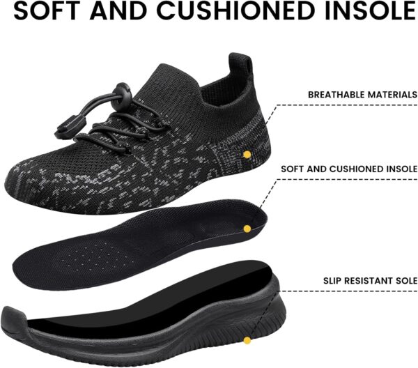 Toddler/Little Kid/Big Kid Boys Girls Trainers Kids Shoes Lightweight Breathable Athletic Running Tennis Fitness School Child Sock Trainers Shoes - Image 3