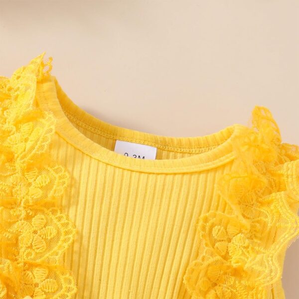 HEOXIN Baby Girl Infant Toddler Dress, 18, Pink, 0-18M - Image 7