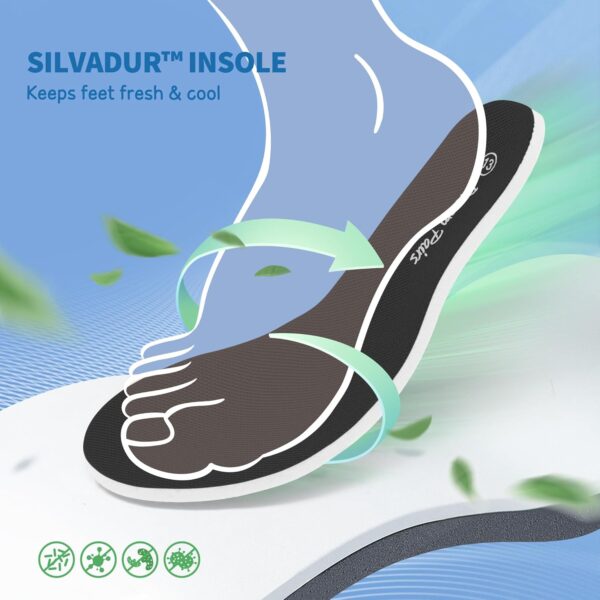 DREAM PAIRS Kids Girls Mary Jane Sneakers Strap Toddler Little Girls School Shoes Soft Walking Party Flat Shoes - Image 6