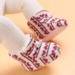 Baby Booties 6 12 Months Boys Baby Bootiess Shoes Fashion Toddler Colorful Little Girls Winter Warm Kids Baby Knitted Pre Walkers Boots Baby Trainers 6 12 Months Baby Boy Shoes Boots - Image 5