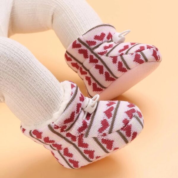 Baby Booties 6 12 Months Boys Baby Bootiess Shoes Fashion Toddler Colorful Little Girls Winter Warm Kids Baby Knitted Pre Walkers Boots Baby Trainers 6 12 Months Baby Boy Shoes Boots - Image 5