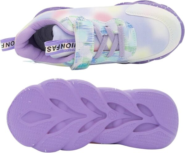 Vorkhuaeri Princess Sneakers for Girls Kids Trainers Light Up Shoes Dress Up Elsashoes Baby Toddler Sneakers Birthday Xmas - Image 3