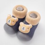 Infant Boys Trainers Size 6.5 Unisex Baby Boots Infant Toddle Footwear Winter Toddler Shoes Soft Bottom Indoor Non Slip Warm Floor Tiger Socks Shoes Boys Trainers Size 6.5 Infant Baby Unisex Boots - Image 3