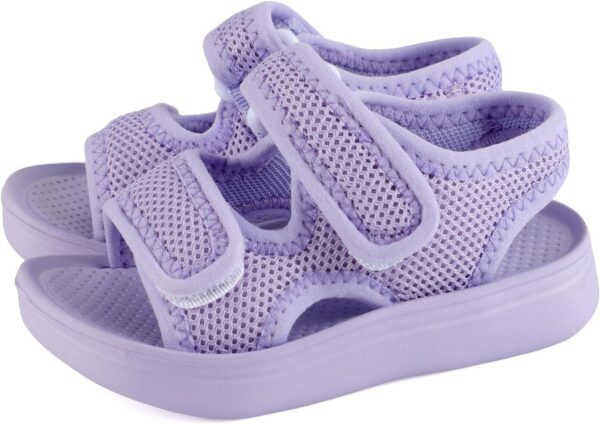 MK MATT KEELY Unisex Kids Summer Sandals Baby Anti-Slip Open Toe Adjustable Walking Shoes for Boys Girls - Image 6