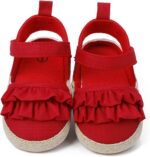 Kashyke Sandals Baby Girl 2 Years Infant Girls Ruffles Shoes First Walkers Shoes Summer Toddler Flat Sandals Kids Sandals Size 4 - Image 2