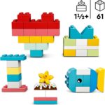 LEGO 10909 DUPLO Classic Heart Box, First Bricks Building Toy, Educational Activity and Development Set, Early Learning Toys for Toddlers 1.5-3 Years Old - Image 2