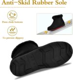 festooning Girls & Toddler' Faux Fur Shearling Style Boots, Girls Warm Winter Flat Non-Slip Zip Snow Boots for Indoor Outdoor(Toddler/Little Kid/Big Kid) - Image 3