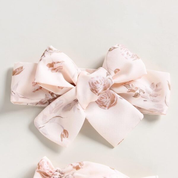 Newborn Baby Girl Romper Dress Puff Short Sleeve Ruched JUmpsuit Heanband Infant Summer Cute Clothes - Image 5