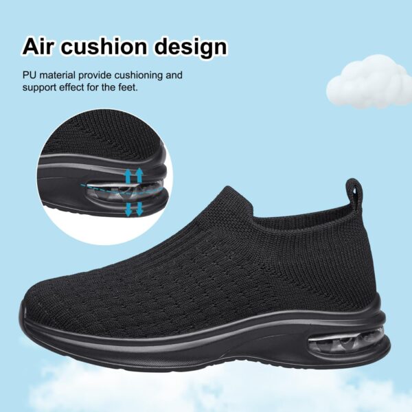Boys Girls Trainers Toddlers Kids Sneakers Slip on Fitness Tennis Walking School Shoes for Toddler/Little Kid/Big Kid - Image 5