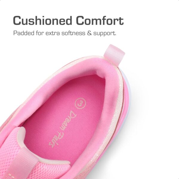 DREAM PAIRS Girls Running Tennis Shoes Sneakers for Kids Sport Athletic Shoes Thick Sole Casual Walking Shoes for Little/Big Kids - Image 4