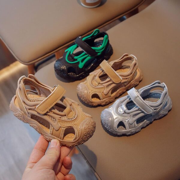 Girls Mary Jane Shoes Size 1 Toddler Little Boys Closed Toe Athletic Hiking Outdoor Sport Sandals Rubber Sandals - Image 4