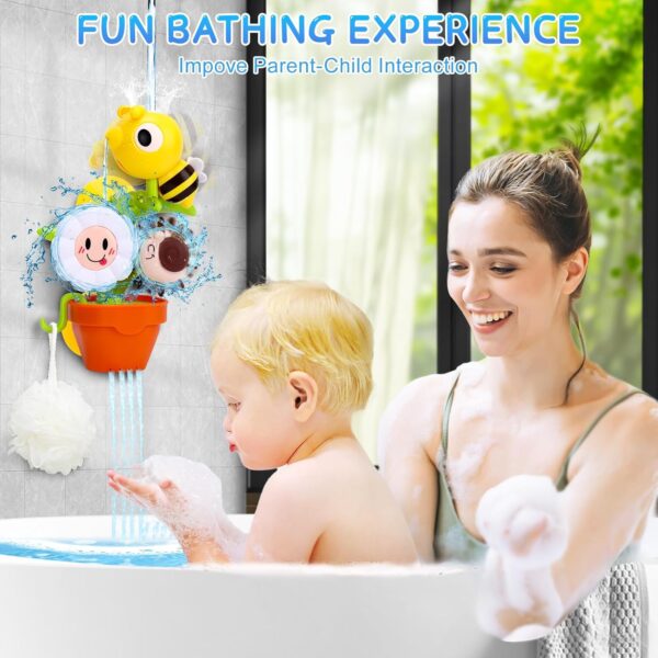 SOLMAN Bath Toys for 1 2 3 4 Years Old,Baby Bath Toys 6-12-18 Month,Toddler Bath Toys for 1-3 Year Old Girls Boys Gifts,Toys for 1 2 3 Year Old Boys Girls,Sensory Bath Toys for Baby Toy 6 to 12 Month - Image 6