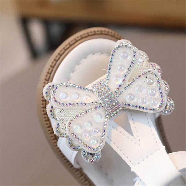 ROLAQDK Toddler Girls Shoes Size 6 Girls Dress Shoes Butterfly Rhinestones Party Wedding Princess Daily Wear for Toddler To Big Kids Sandal Size 13 Water Shoe Toddler Girl Toddler Shoes Size 5 Girls - Image 7