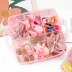 JOYOYO 3 Layer Toddler Girls Gift Box of Hair Accessories - Includes Baby Girl Hair Clips, Bows, DIY Alligator Clips, Headbands - Image 7