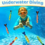 4Pcs Diving Torpedoes - Swimming Pool Sinkers for Kids Age 7-12, Underwater Diving Toys for Girls & Boys - Image 3