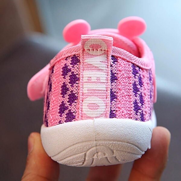 TYUSGH Baby Girls First Walking Shoes Toddler Children Kids Baby Cartoon Star Rabbit Ears Squeaky Single Shoes Sneaker Gifts for Girls - Image 7