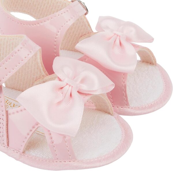 Baby Sandals - Baby Girl Sandals, Soft Sole Baby Pram Shoes For Summer, Baby Girl Pre Walker Shoes, Baby Girls Shoes for Holidays, Made in the UK - Image 3