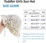 XIAOHAWANG Baby Girl Sun Hat Embroidered Flowers Toddler Bucket Hats Summer Cap for Infant Girls - Image 6