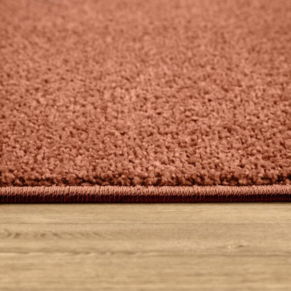 Paco Home Living Room Rug Plain Simple And Modern Short-Pile, Various Sizes and colours, Size:80x150 cm, Colour:Copper - Image 3