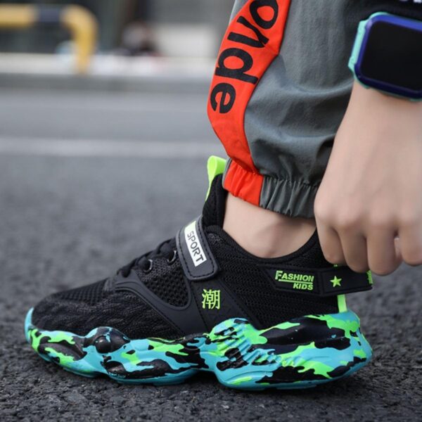 Boys Basketball Shoes Boys Sneakers Men's Basketball Shoes Lining High Top Sport Shoes for Unisex Kids - Image 5