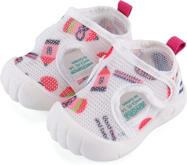 LACOFIA Baby Boys Girls First Walking Shoes Infant Toddler Anti-Slip Breathable Mesh Trainers - Image 5