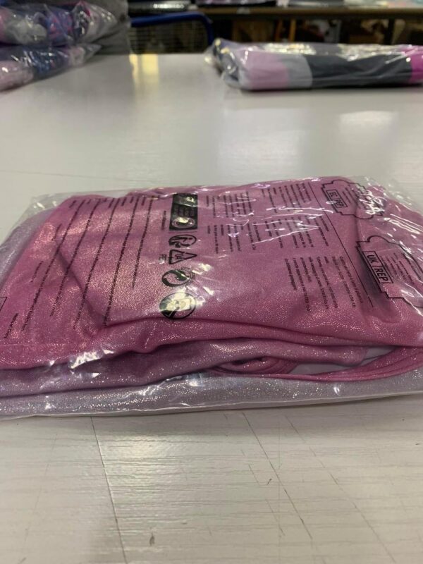 Gogokids Girls' Three-Piece Gymnastics Set, Sleeveless Leotards with Shorts and Hairband, Sparkling Ballet Dancing Unitards - Gymnastics Outfit with Gradient Color Design for 3-12 Years - Image 15