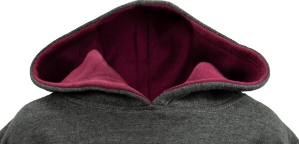 Oxford University OU129K Kids Licensed Unisex Hooded Sweatshirt Charcoal (1-2 Years) - Image 3