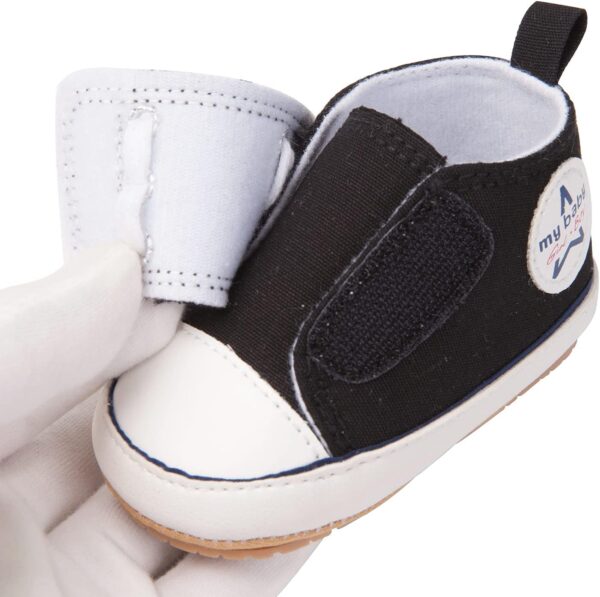 RVROVIC Baby Boys Girls Shoes Canvas Toddler Sneakers Anti-Slip Infant First Walkers 0-18 Months - Image 2