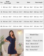 iClosam Women's Maternity Nightdress Button Down Nightgown Soft Cotton Breastfeeding Nightwear Labour Nursing for Hospital Pyjamas Loungewear S-XXL - Image 6