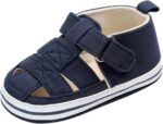 First Walking Shoes for Baby Boy Summer Fashion -Slip Prewalker Sandals Baby Crib Shoes Pierced Soft Baby Shoes Sandals Girls