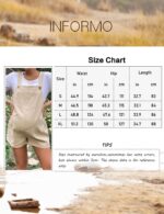 Sukany Women's Maternity Overall Shorts Casual Pregnant Jumpsuit Adjustable Strap Sleeveless Short Romper Shortalls - Image 5