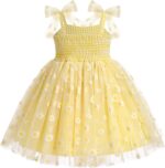 FYMNSI Baby Girls Toddler Kids Princess Tutu Bowknot Spaghetti Straps Princess Tulle Dress for Birthday Wedding Halloween Costume Festival - Image 2