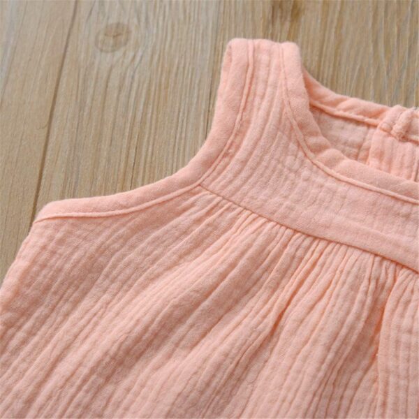 AYIYO Toddler Outfits Unisex Girls Boys Baby Cotton Linen Blend Tank Tops and Bloomers - Image 7