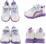 Vorkhuaeri Princess Sneakers for Girls Kids Trainers Light Up Shoes Dress Up Elsashoes Baby Toddler Sneakers Birthday Xmas - Image 2
