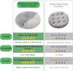 MeMoreCool Kids Floor Pillow Seating Round Floor Cushion Glow in Dark, Large Floor Pillow for Kids, Child Floor Pillow Cushion for Sitting, Big Circle Pillow Seat for Floor Playroom Reading Nook - Image 2