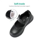 DREAM PAIRS Kids Girls Mary Jane Sneakers Strap Toddler Little Girls School Shoes Soft Walking Party Flat Shoes - Image 3