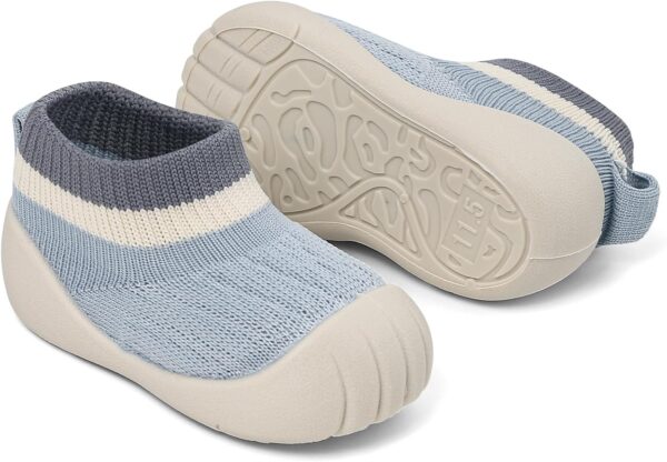 MK MATT KEELY Baby Boy Girl Shoes Toddlers Barefoot Trainers Baby Walking Sock Shoes with Anti Slip Rubber Sole - Image 7