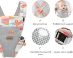SONARIN Lightweight Breathable Baby Carrier, 4-in-1 Soft 3D Mesh Baby Wrap Carrier Ergonomic Child Carrier Backpack,Multi-Function for Newborn and Toddler 0 to 36 Months(Camo) - Image 3