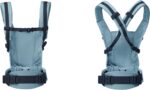 Ergobaby Adapt Baby Carrier for Newborns from Birth, 3 Positions, SoftTouch Cotton, Ergonomic Baby Belly Carrier, Back Carrier, Baby Carrier, Slate Blue - Image 6