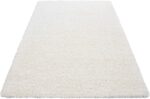 Small Large Shaggy Rug Modern Rugs Living Room Extra Large Small Medium Rectangular Size Soft Touch Thick Pile Living Room Area Rugs Non Shedding (Cream, 60x110 cm) - Image 5