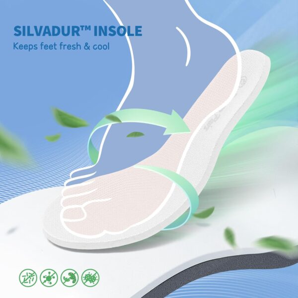 DREAM PAIRS Kids Girls Mary Jane Sneakers Strap Toddler Little Girls School Shoes Soft Walking Party Flat Shoes - Image 6