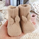 Loyfoky Baby Booties Newborn Babe First Walkers Knit Boots Warm Knit Crib Shoes Crochet Soft Infant Sock for Boy Girl - Image 2