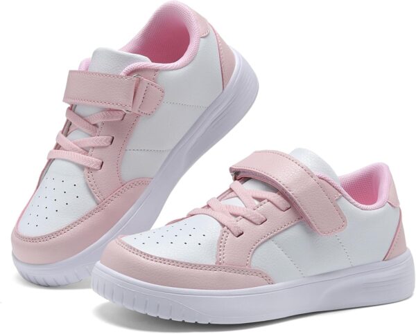 RTOUNT Unisex Kids Trainers Boys School Walking Tennis Shoes for Girls Running Adjustable Strap Sneakers - Image 4