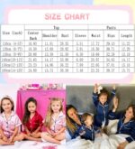 SWOMOG Kids Silk Pyjamas Girls Boys Short Sleeve Satin PJs Sets Button-Down Silky Nightwear Children Sleepwear Teens Age 4-16 - Image 6