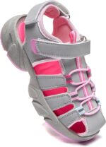 Daclay Girl's Sandals Soft Sole White Princess Comfortable Boys Kids Sandals